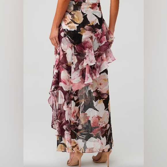MISA Los Angeles Franca Skirt in Flora Tropical Mix (XXS) - Picture 5 of 11